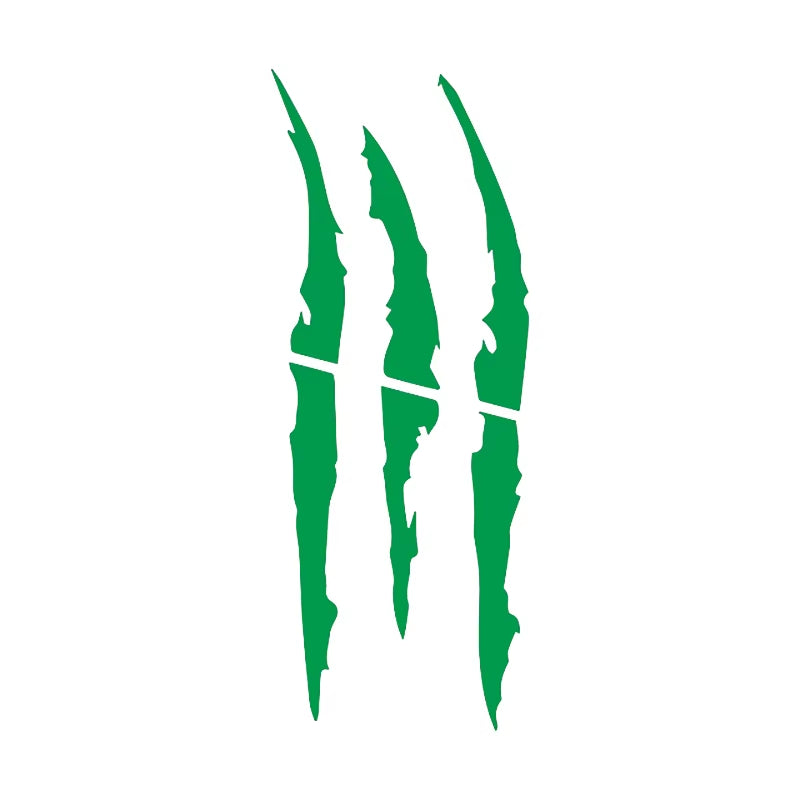 Monster Claw Scratch Motorcycle & Car Sticker – Reflective, Waterproof Universal Decal
