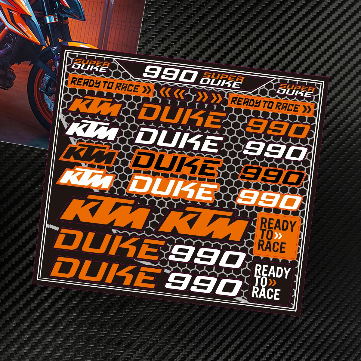 Ready to Race – KTM Stickers & Decals Kit