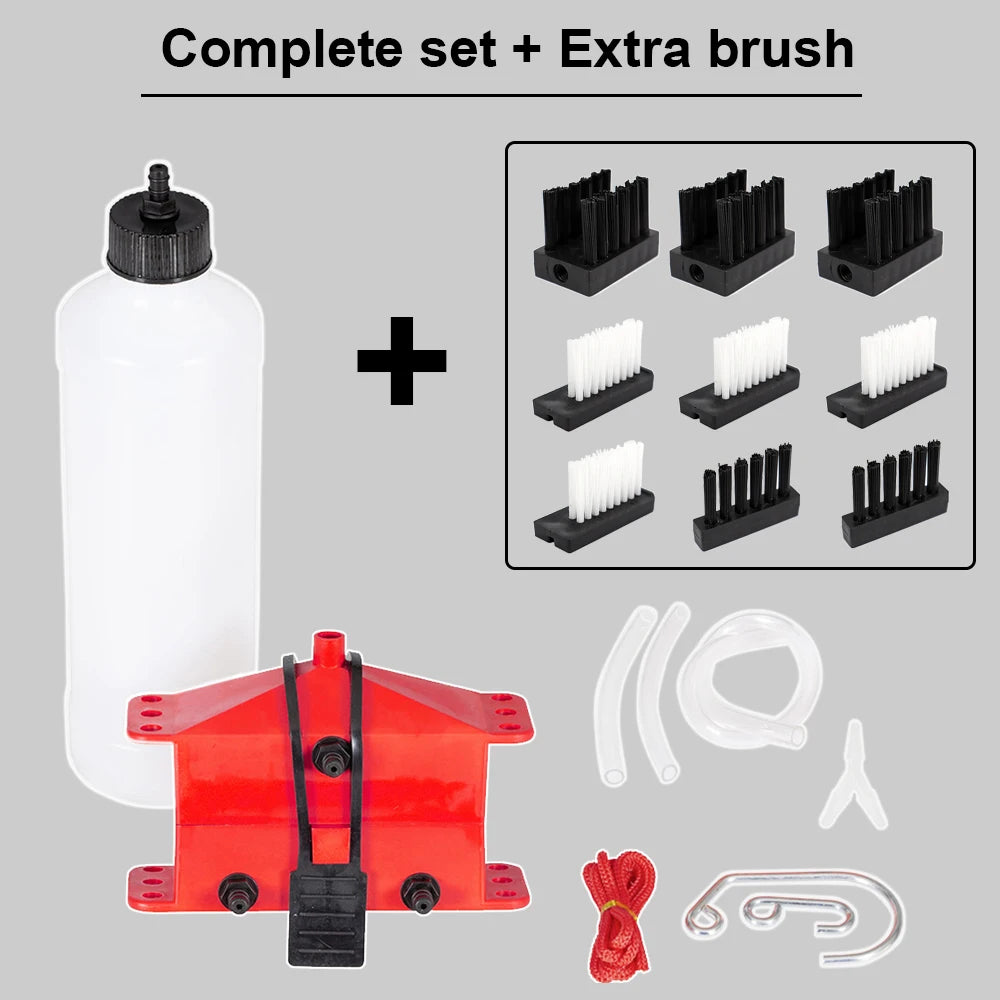 Motorcycle Chain Cleaning Tool Kit – Chain & Sprocket Maintenance Device