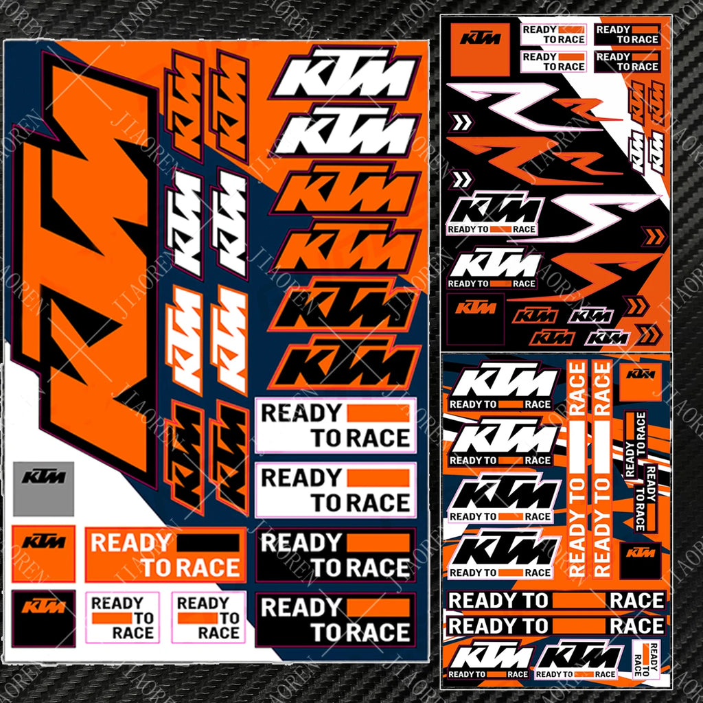 Ready to Race – KTM Stickers & Decals Kit
