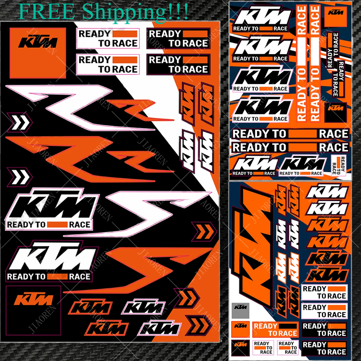 Ready to Race – KTM Stickers & Decals Kit