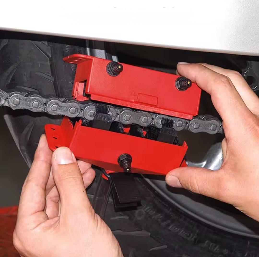 Motorcycle Chain Cleaning Tool Kit – Chain & Sprocket Maintenance Device