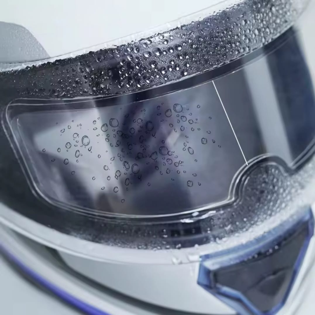 Motorcycle Helmet Anti-Fog & Rainproof Film – Clear Nano-Coated Lens Insert