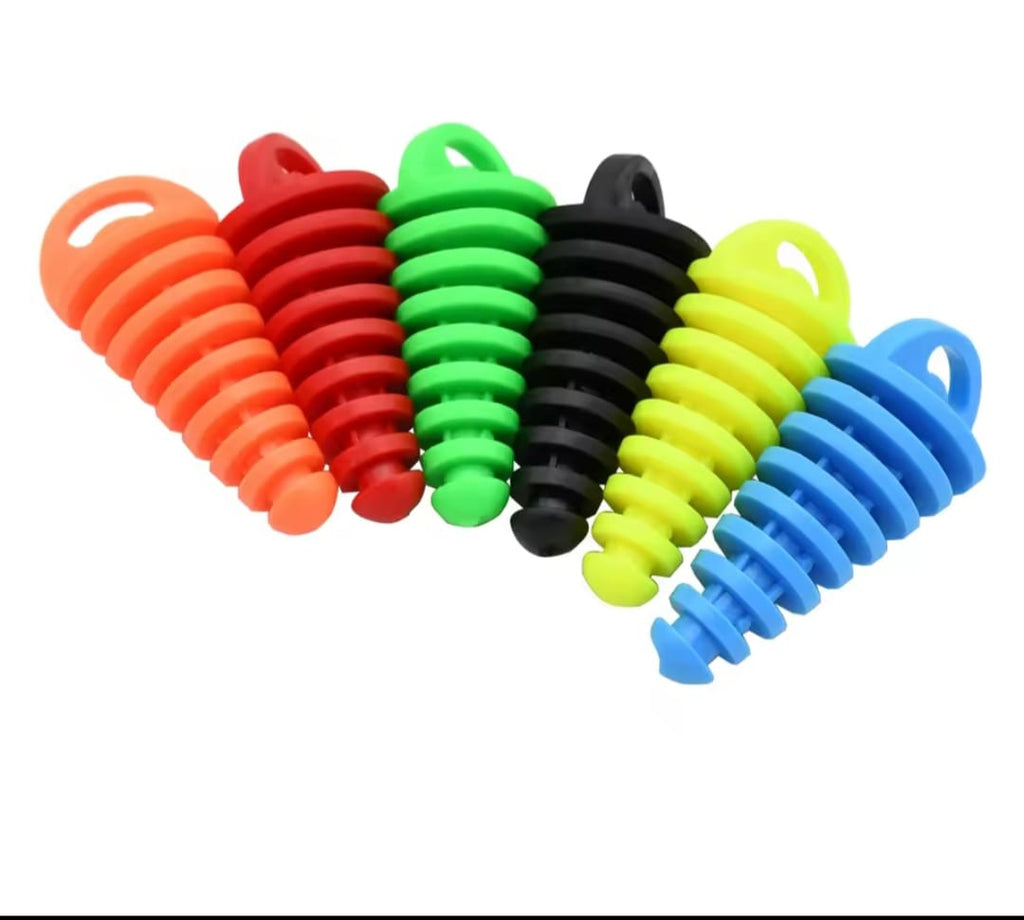 Universal Motorcycle Exhaust Wash Plug – PVC Pipe Protector for 2-Stroke & 4-Stroke