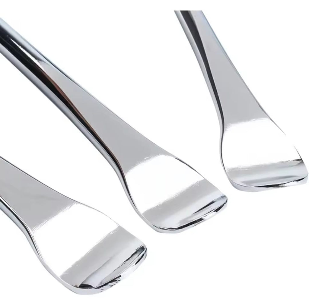 Motorcycle Tire Repair Spoon Set – Heavy-Duty Steel Tire Lever Kit with Rim Protectors & Non-Slip Handles