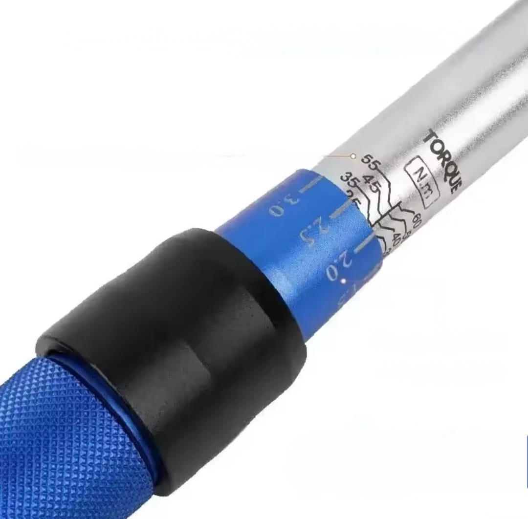 High-Precision 3/8" Torque Wrench – 5–60 Nm Adjustable Ratchet Wrench ±3% Accuracy for Motorcycles, Bicycles & Automotive