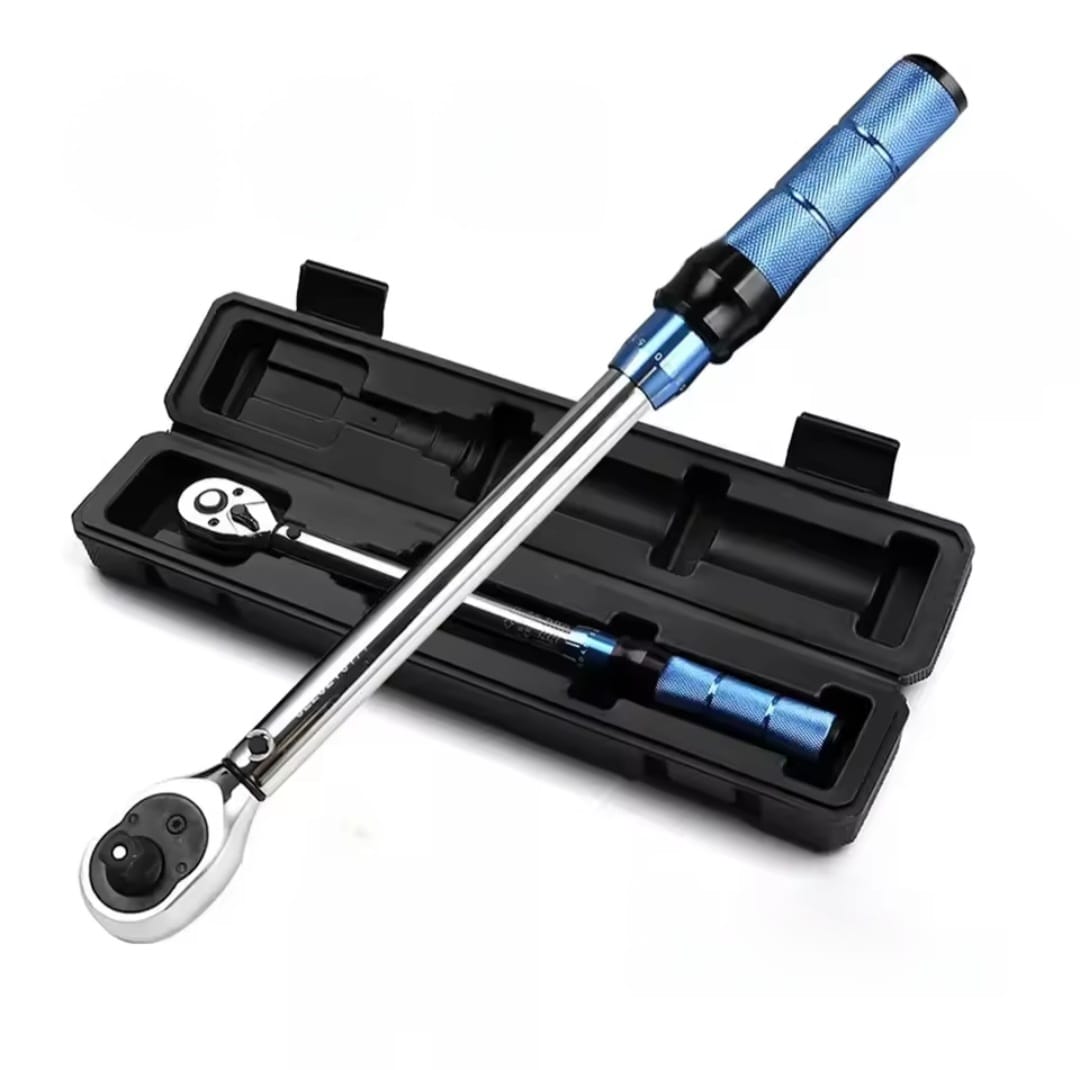 High-Precision 3/8" Torque Wrench – 5–60 Nm Adjustable Ratchet Wrench ±3% Accuracy for Motorcycles, Bicycles & Automotive
