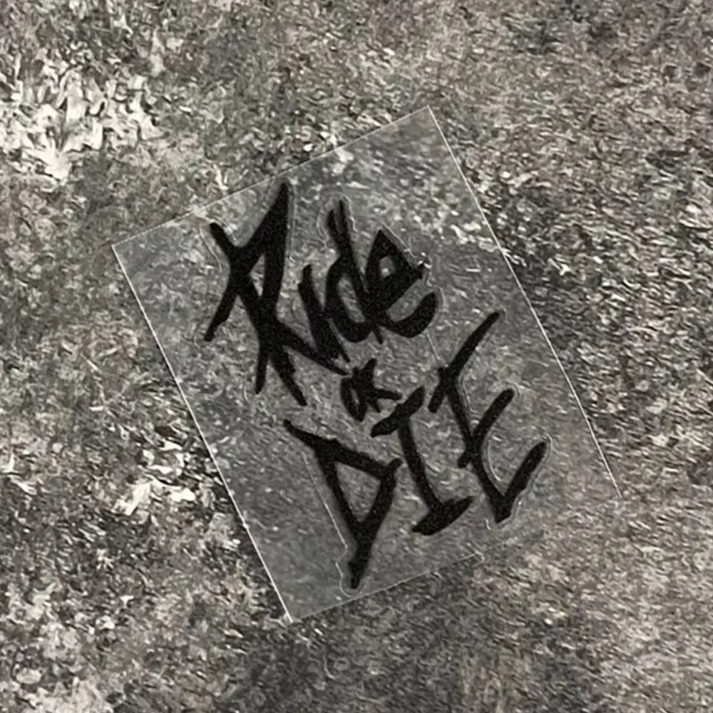 Ride or Die Stickers