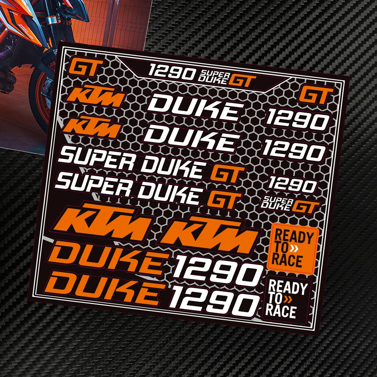 Ready to Race – KTM Stickers & Decals Kit