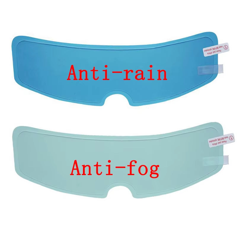 Motorcycle Helmet Anti-Fog & Rainproof Film – Clear Nano-Coated Lens Insert