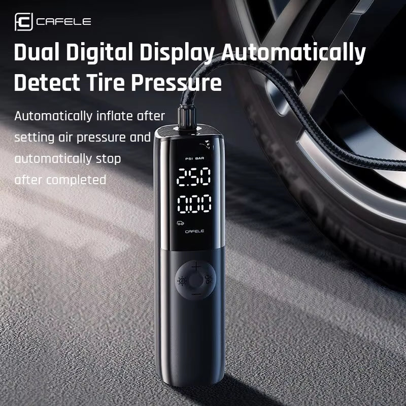 Portable 12V Tire Air Pump – 150PSI for Motorcycles & Cars