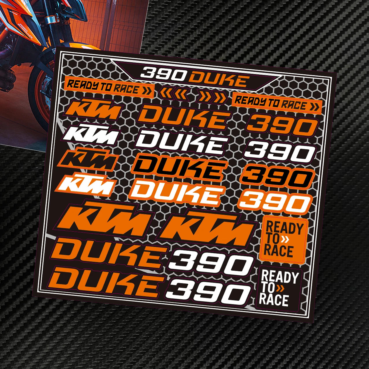 Ready to Race – KTM Stickers & Decals Kit