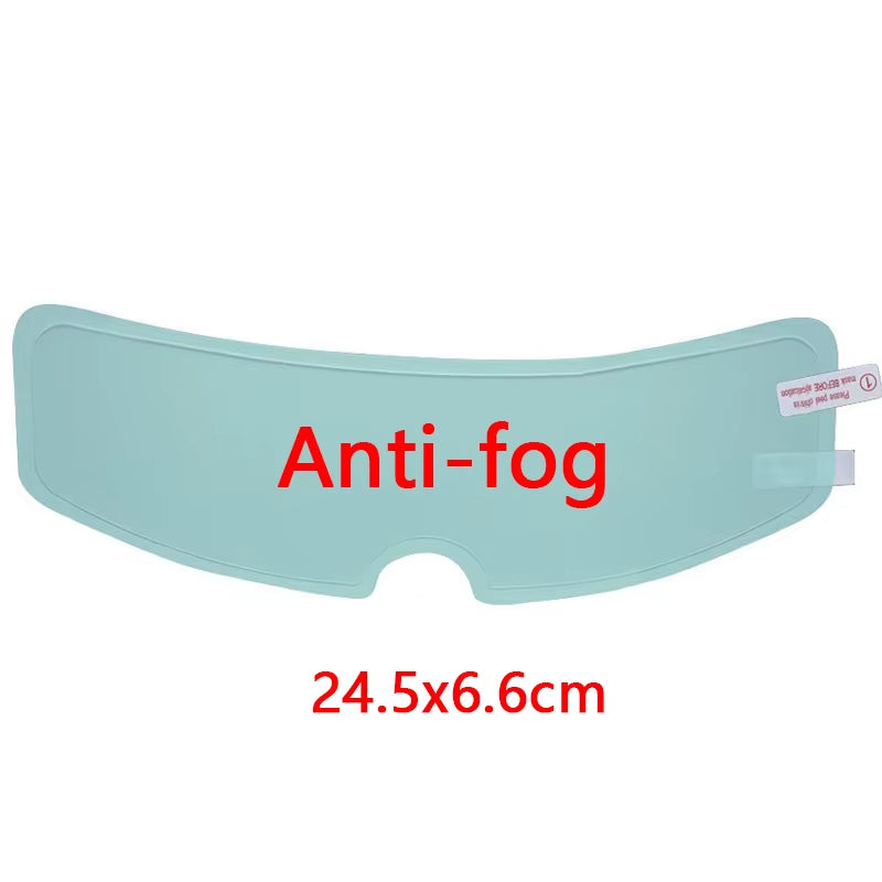 Motorcycle Helmet Anti-Fog & Rainproof Film – Clear Nano-Coated Lens Insert