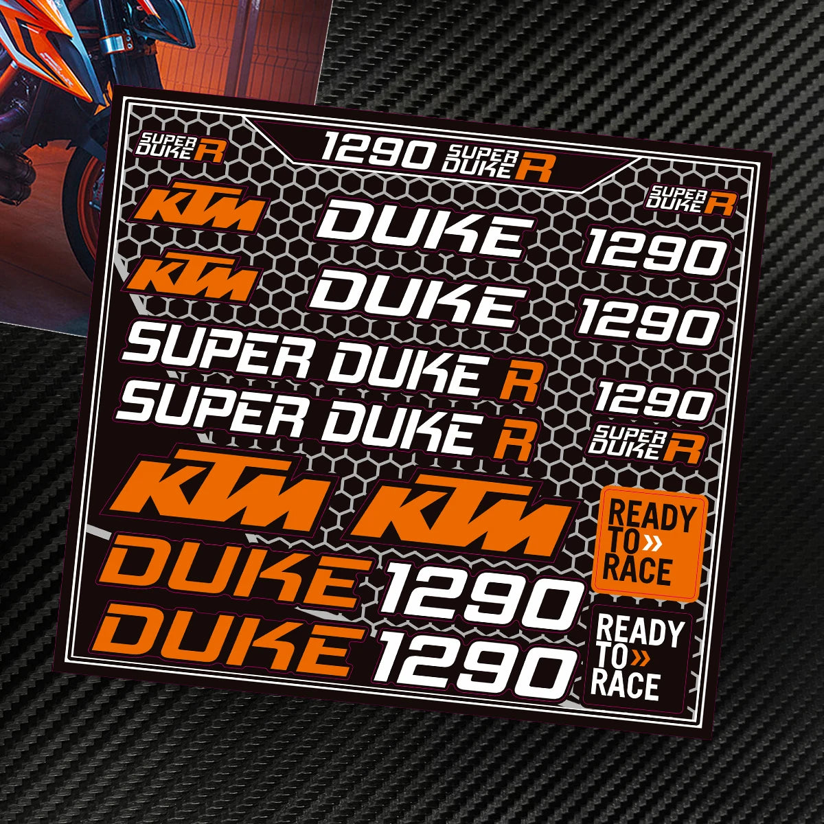 Ready to Race – KTM Stickers & Decals Kit