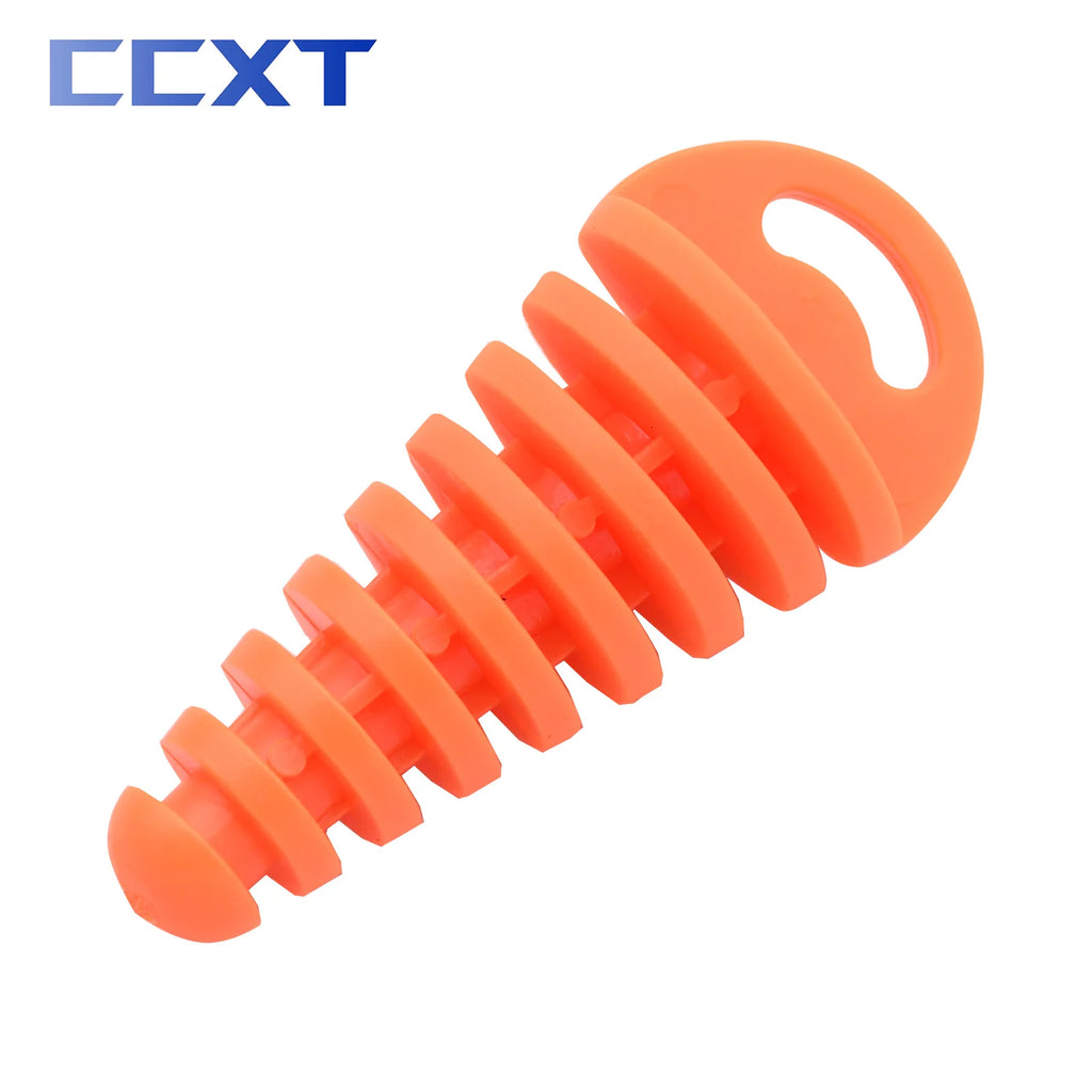 Universal Motorcycle Exhaust Wash Plug – PVC Pipe Protector for 2-Stroke & 4-Stroke