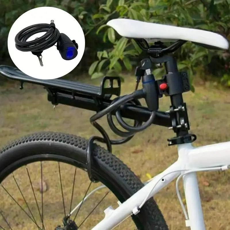 Heavy-Duty Motorcycle Chain Lock – 80cm Steel Anti-Theft Lock with 2 Keys for Motorbikes & Bicycles