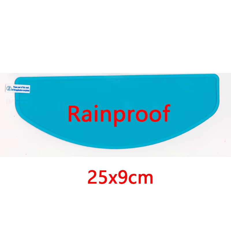 Motorcycle Helmet Anti-Fog & Rainproof Film – Clear Nano-Coated Lens Insert