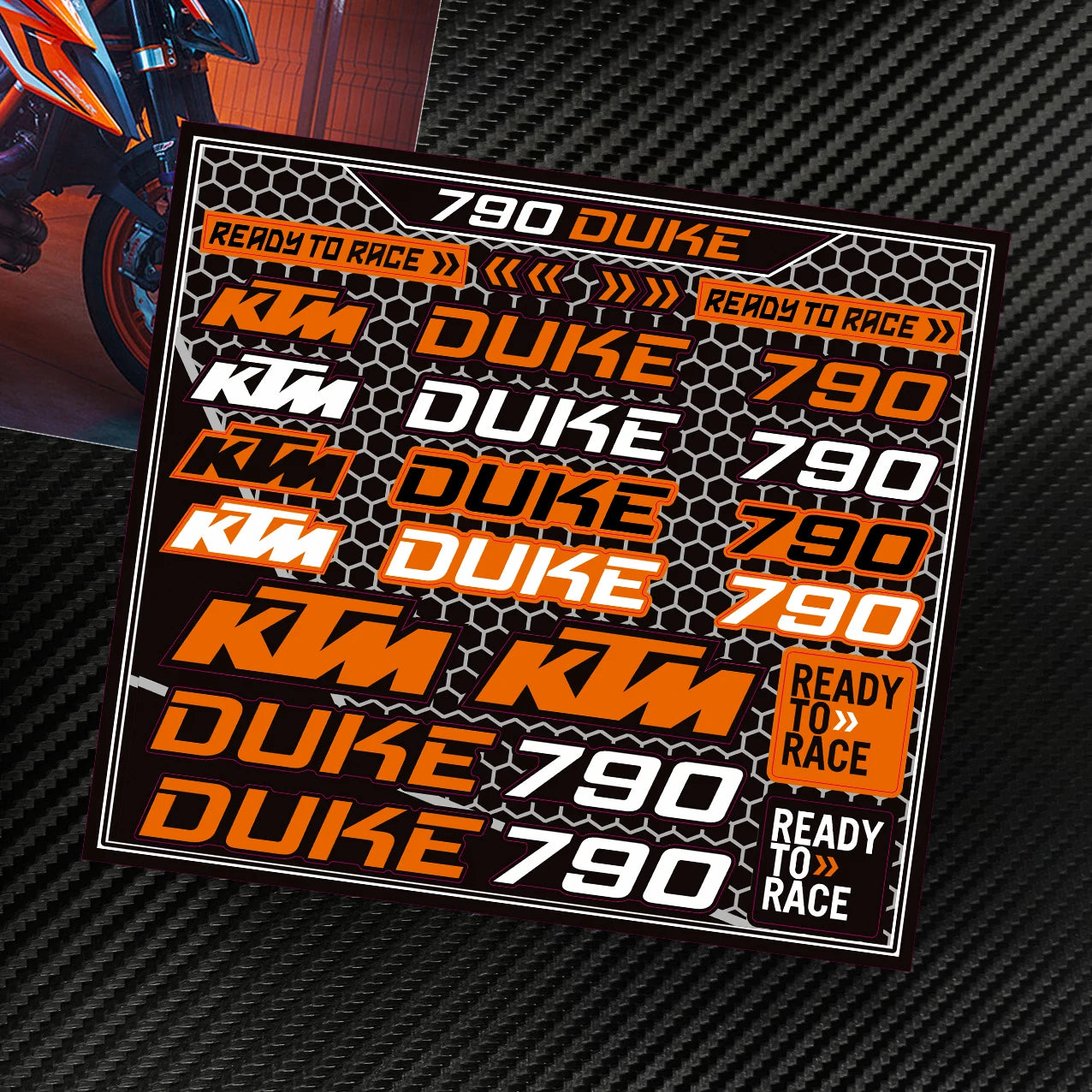 Ready to Race – KTM Stickers & Decals Kit