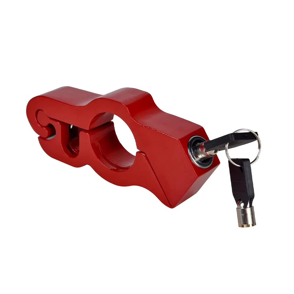 Motorcycle Handlebar Brake Lever Lock – Alloy Anti-Theft Security for Motorbikes & Scooters