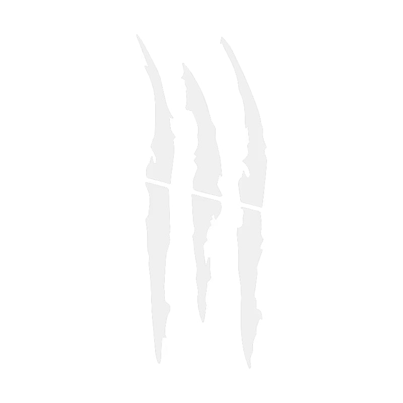 Monster Claw Scratch Motorcycle & Car Sticker – Reflective, Waterproof Universal Decal