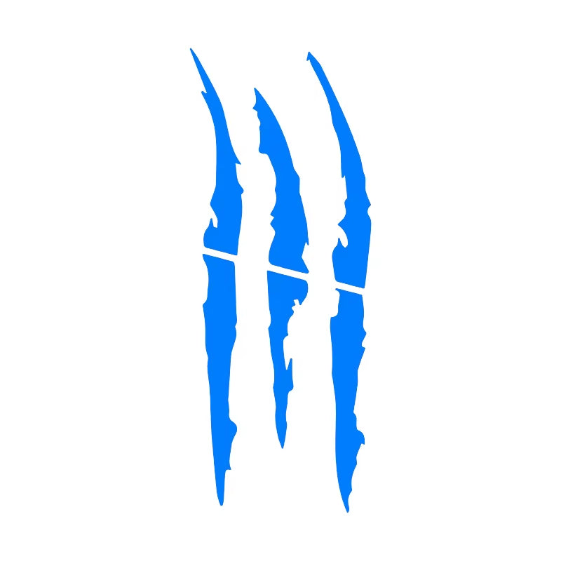 Monster Claw Scratch Motorcycle & Car Sticker – Reflective, Waterproof Universal Decal