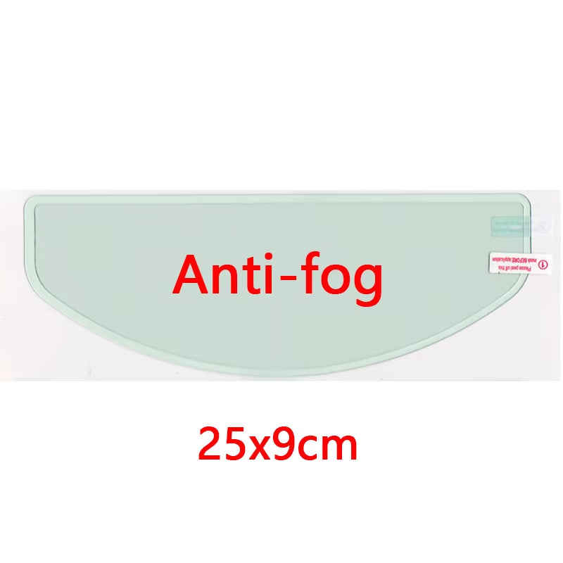 Motorcycle Helmet Anti-Fog & Rainproof Film – Clear Nano-Coated Lens Insert