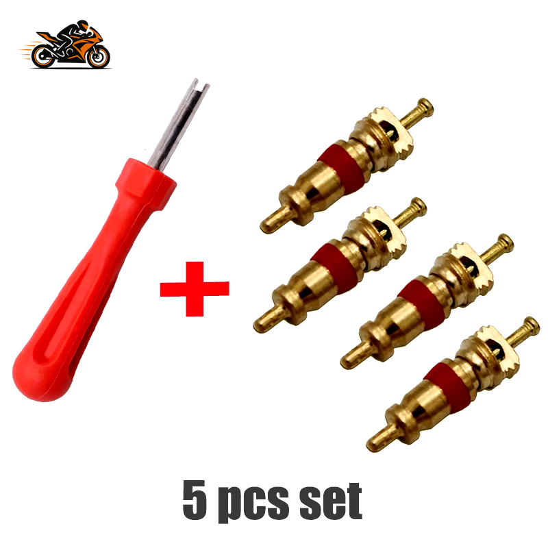 Portable Tire Valve Core Remover – Mini Valve Core Installer & Removal Tool for Motorcycles, Cars & Bicycles