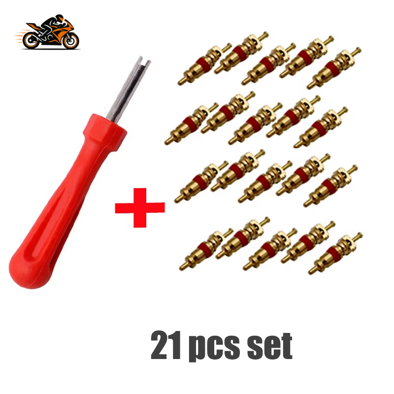 Portable Tire Valve Core Remover – Mini Valve Core Installer & Removal Tool for Motorcycles, Cars & Bicycles