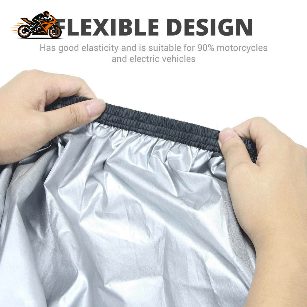 Waterproof All-Season Motorcycle Cover – Dustproof & UV Protection with Storage Bag (Multiple Sizes & Colors)