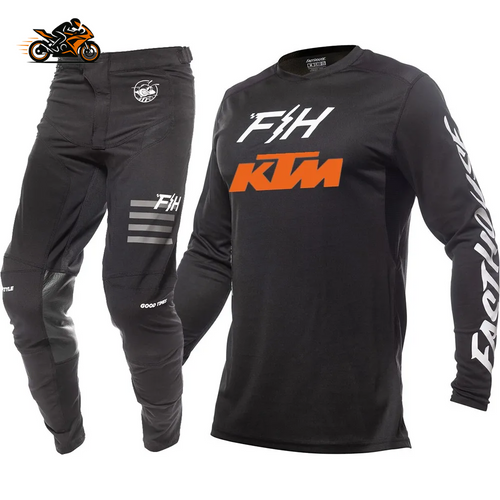 2025 KTM-Style Motocross Gear Set – Off-Road Jersey & Pants Combo for MX, Enduro, and ATV Riding