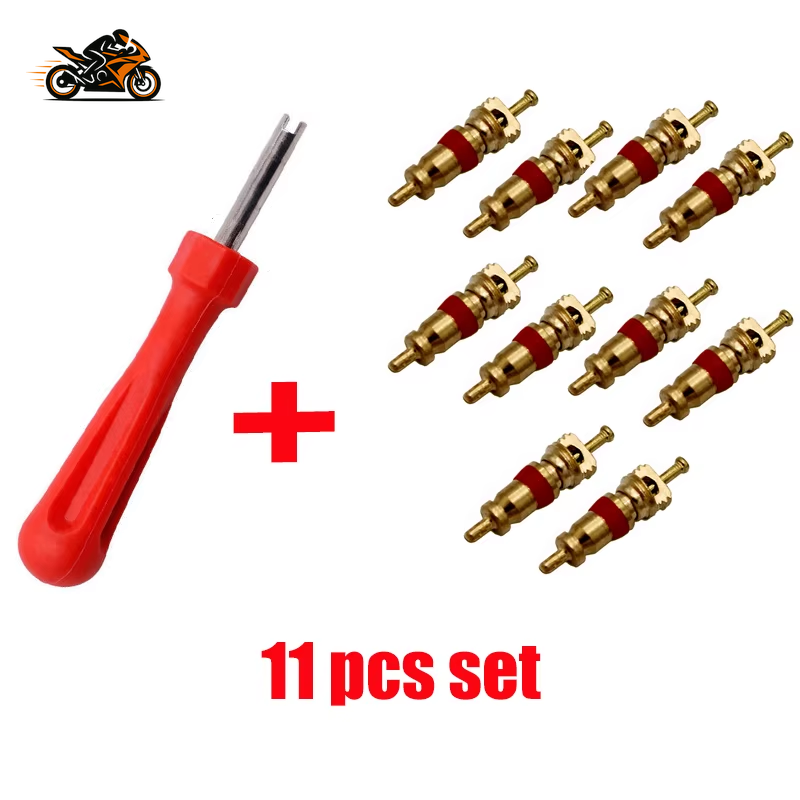 Portable Tire Valve Core Remover – Mini Valve Core Installer & Removal Tool for Motorcycles, Cars & Bicycles