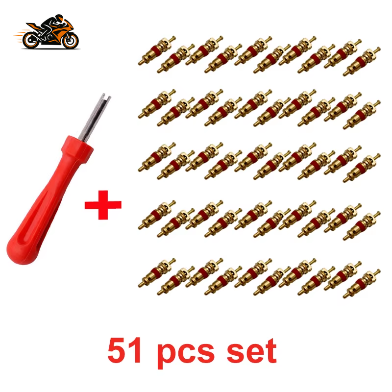 Portable Tire Valve Core Remover – Mini Valve Core Installer & Removal Tool for Motorcycles, Cars & Bicycles