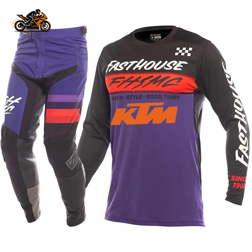 2025 KTM-Style Motocross Gear Set – Off-Road Jersey & Pants Combo for MX, Enduro, and ATV Riding