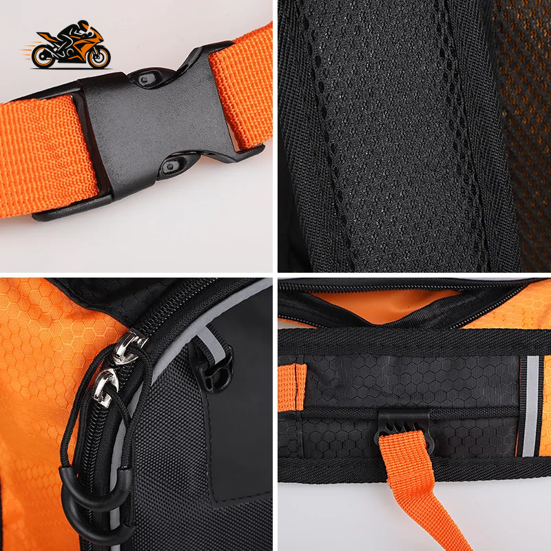 KTM-Style Off-Road Hydration Backpack – 2L Water Bladder & Large-Capacity Riding Pack