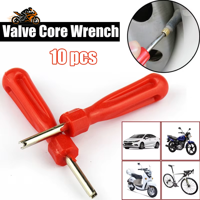 Portable Tire Valve Core Remover – Mini Valve Core Installer & Removal Tool for Motorcycles, Cars & Bicycles